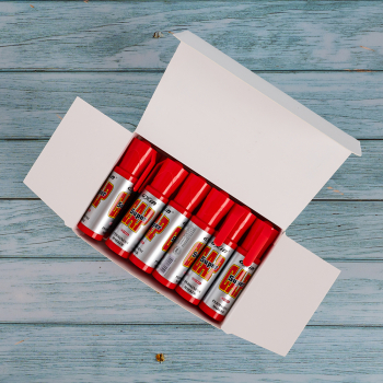 Маркер перманентный Gxin «Super cap» G-185, красный, 4-8 мм, 1 шт.