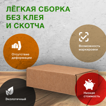 Самосборный короб №201 (премиум), 170*90*50 мм, Е-22, исполнение БП