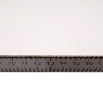 Лист микрогофрокартона T11, бело-бурый, 1200*800 мм