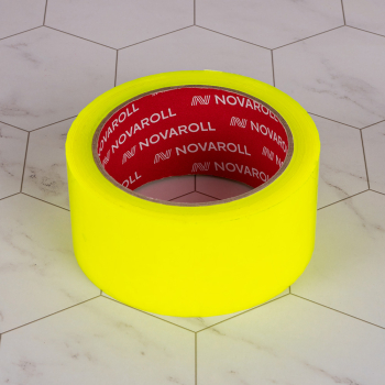 Клейкая лента лимонная Nova Roll ID Tape, 48мм*66м*45мкм Клейкая лента лимонная Nova Roll ID Tape, 48мм*66м*45мкм