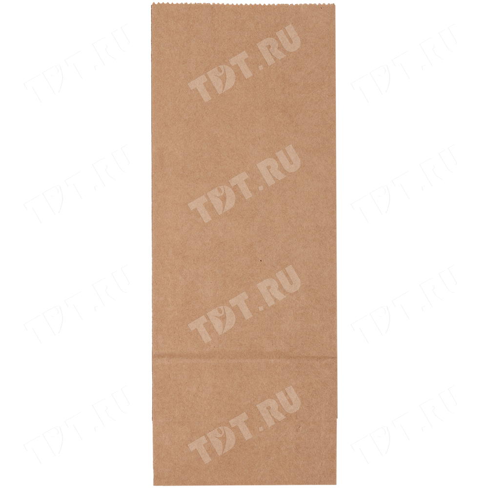 Крафт пакет без ручек, 70 г/м², 10*7*33 см