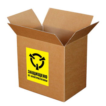 Наклейки «Защищено от электростатики», 20 шт./уп.