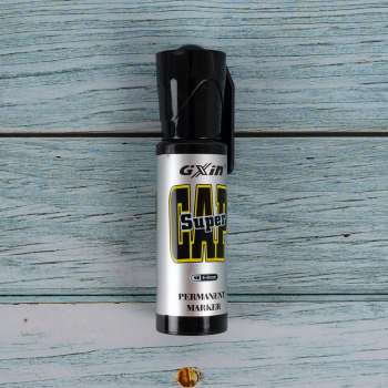 Маркер перманентный Gxin «Super cap» G-185, черный, 4-8 мм, 1 шт.