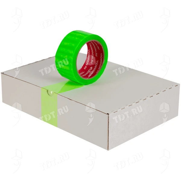 Клейкая лента зеленая Nova Roll ID Tape, 48мм*66м*45мкм