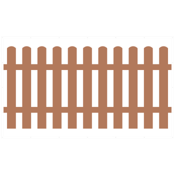 Баннерная сетка «Штакетник», 2*1.5 м