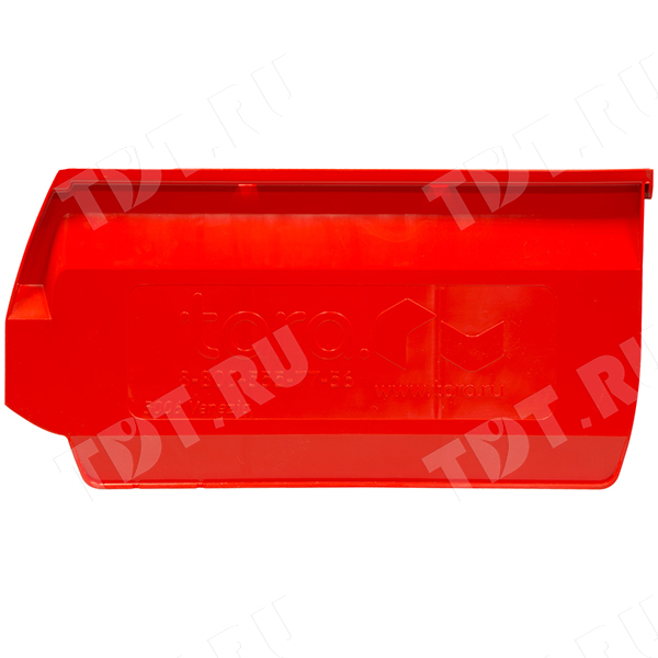 Ящик для склада Venezia PP, красный, 500*310*250 мм