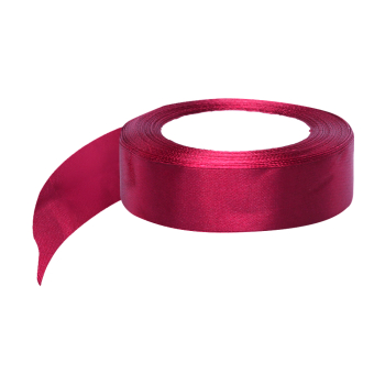 Атласная лента, малиновая, 25мм*23м