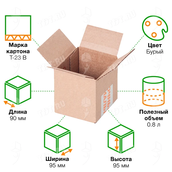 Короб К-404, 90*95*95 мм