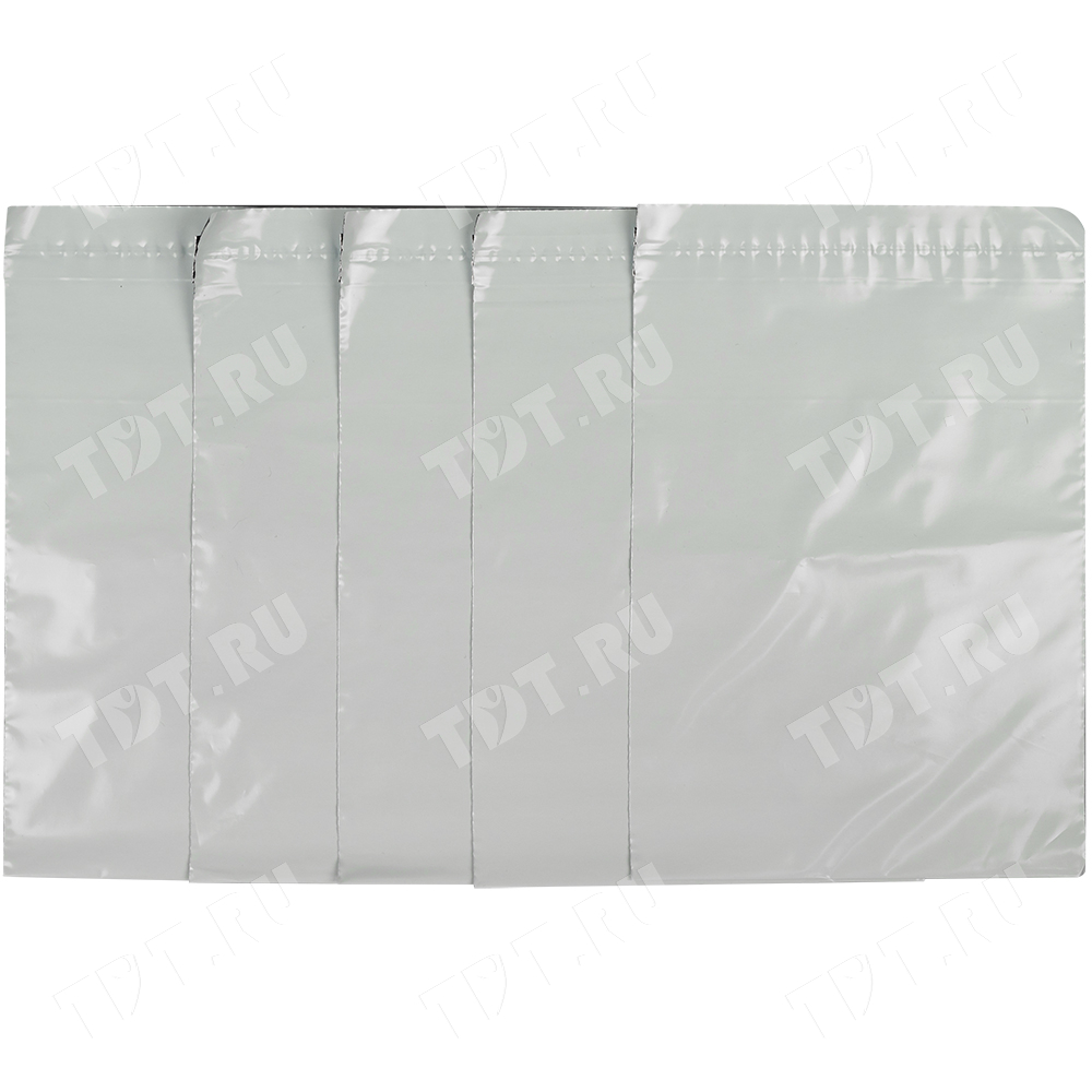 Курьер-пакет белый без печати, без кармана, 360*500+40 мм, 50 мкм, 1 шт.