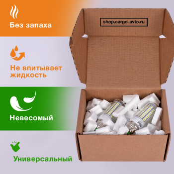 Наполнитель полистирольный «Палочки», белый, 100 л