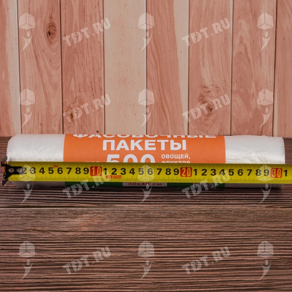 Пакеты фасовочные ПНД в рулоне, 30*40см, 30 мкм, 160 шт.